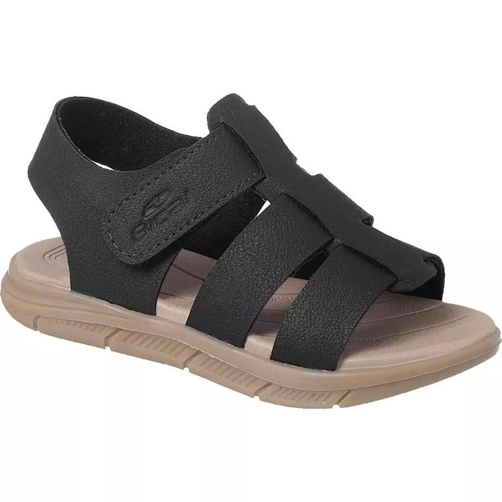 Sandália Infantil Estilo Papete Masculina Bical Original Com Velcro