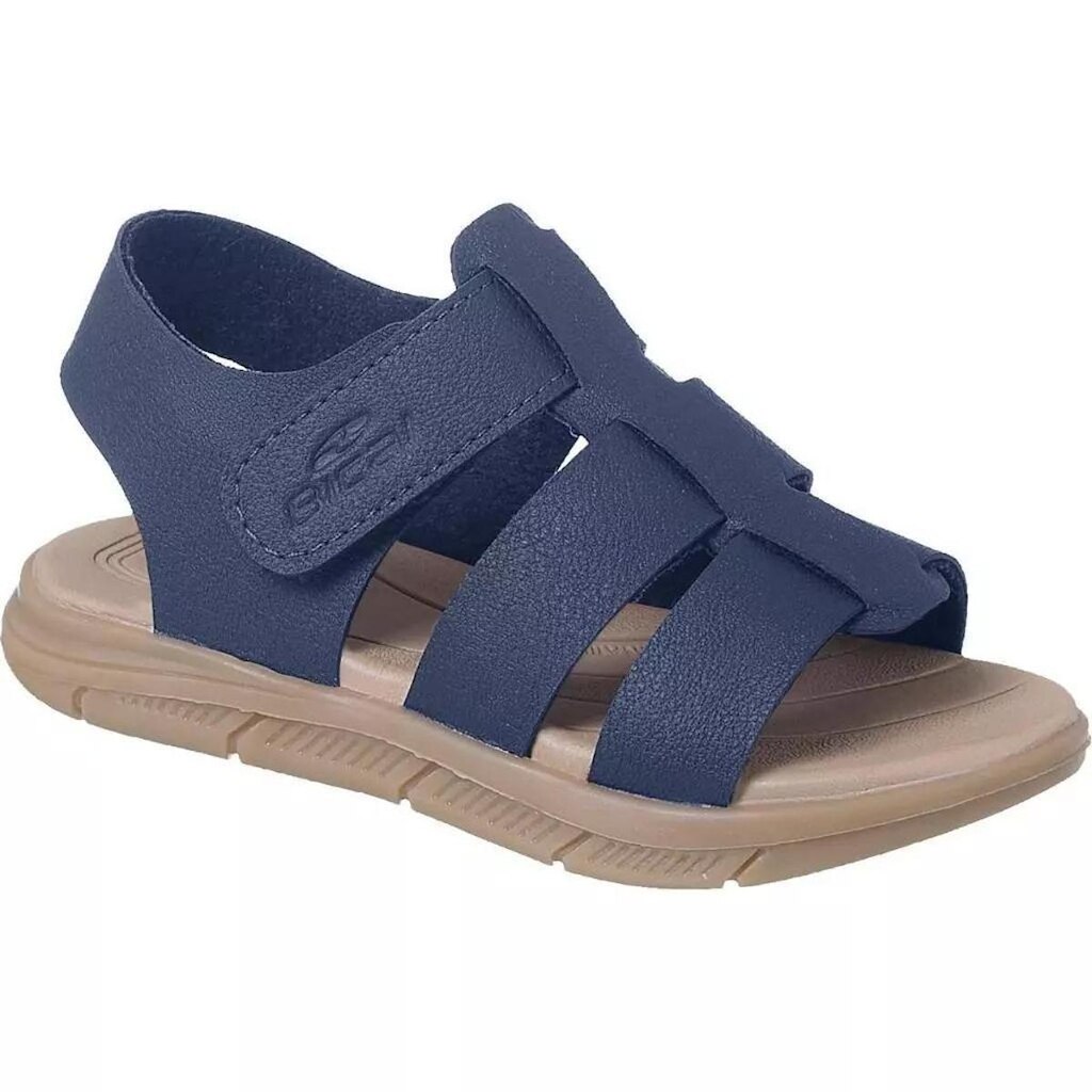Sandália Infantil Estilo Papete Masculina Bical Original Com Velcro