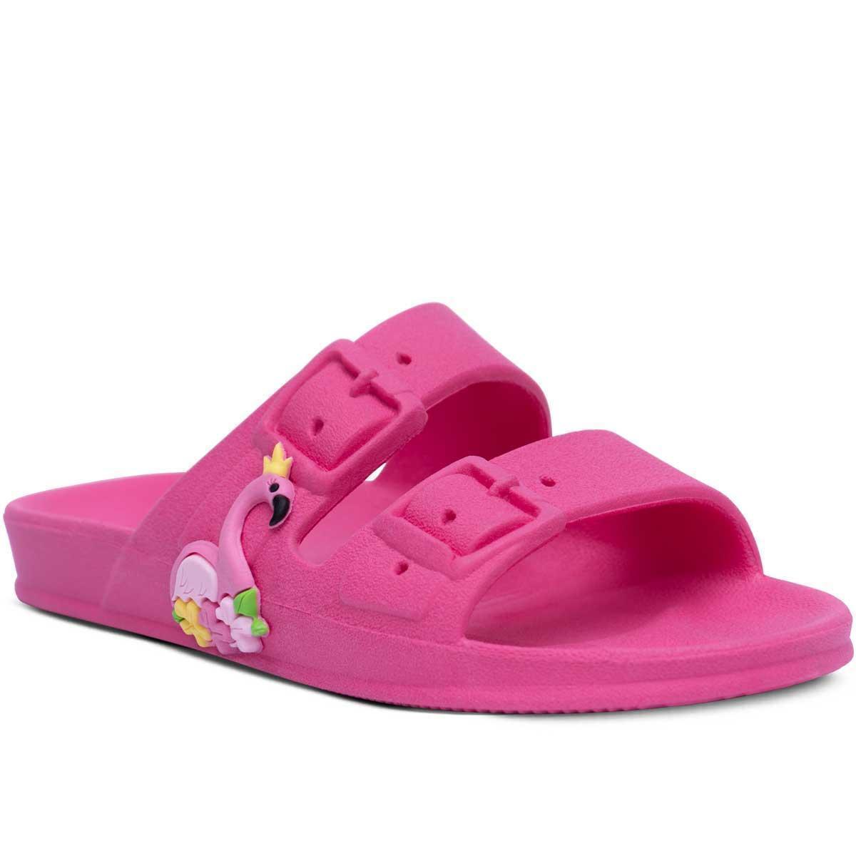 Sandália Infantil Feminina Chinelo Flamingo Moda Slide 12.60
