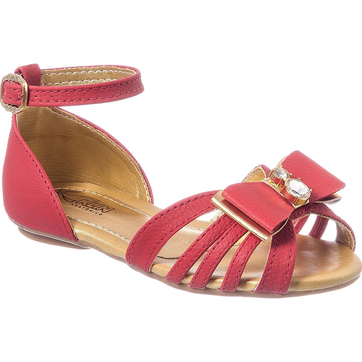 sandalia infantil feminina zattini