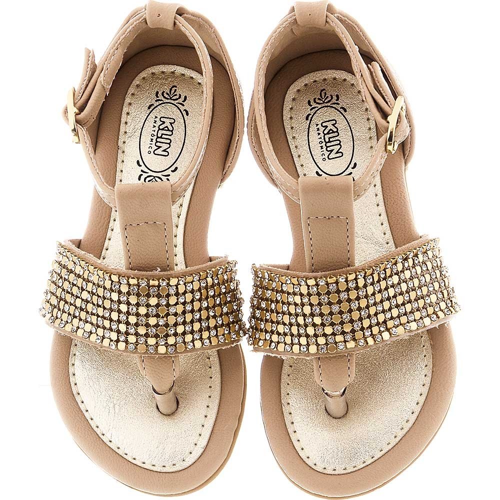 sandalia infantil feminina zattini