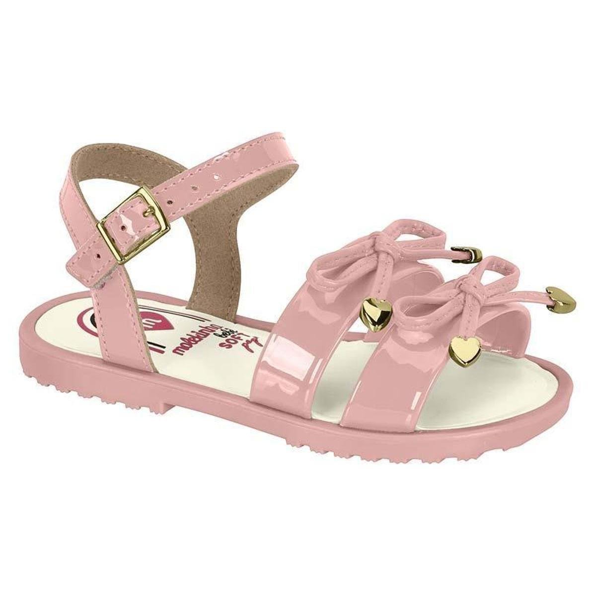 Sandália Infantil Feminina Molekinha 2700.119 - Rosa Menor preço em Sandália Infantil Feminina Molekinha 2700.119 - Rosa