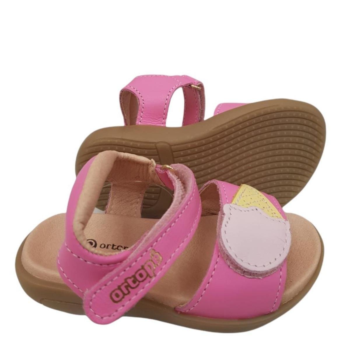 Sandália Infantil Feminina Ortopé Sorvete Candy Anatômica - Rosa | Zattini