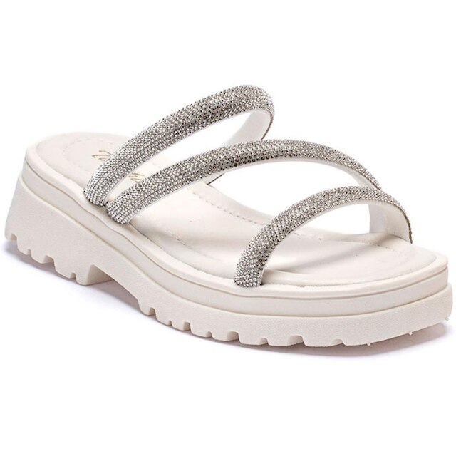 Sandália Infantil Feminina Tininha Tamanco Strass 42-020