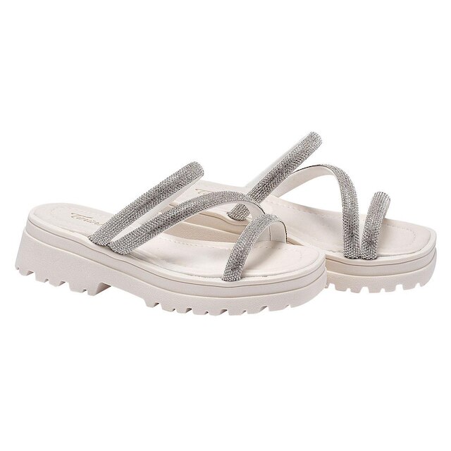 Sandália Infantil Feminina Tininha Tamanco Strass 42-020