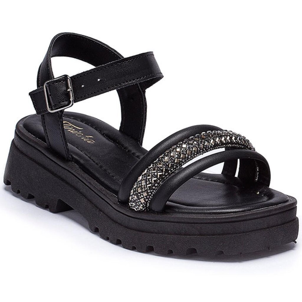 Sandália Infantil Feminina Tininha Tira Strass Moda 42-019