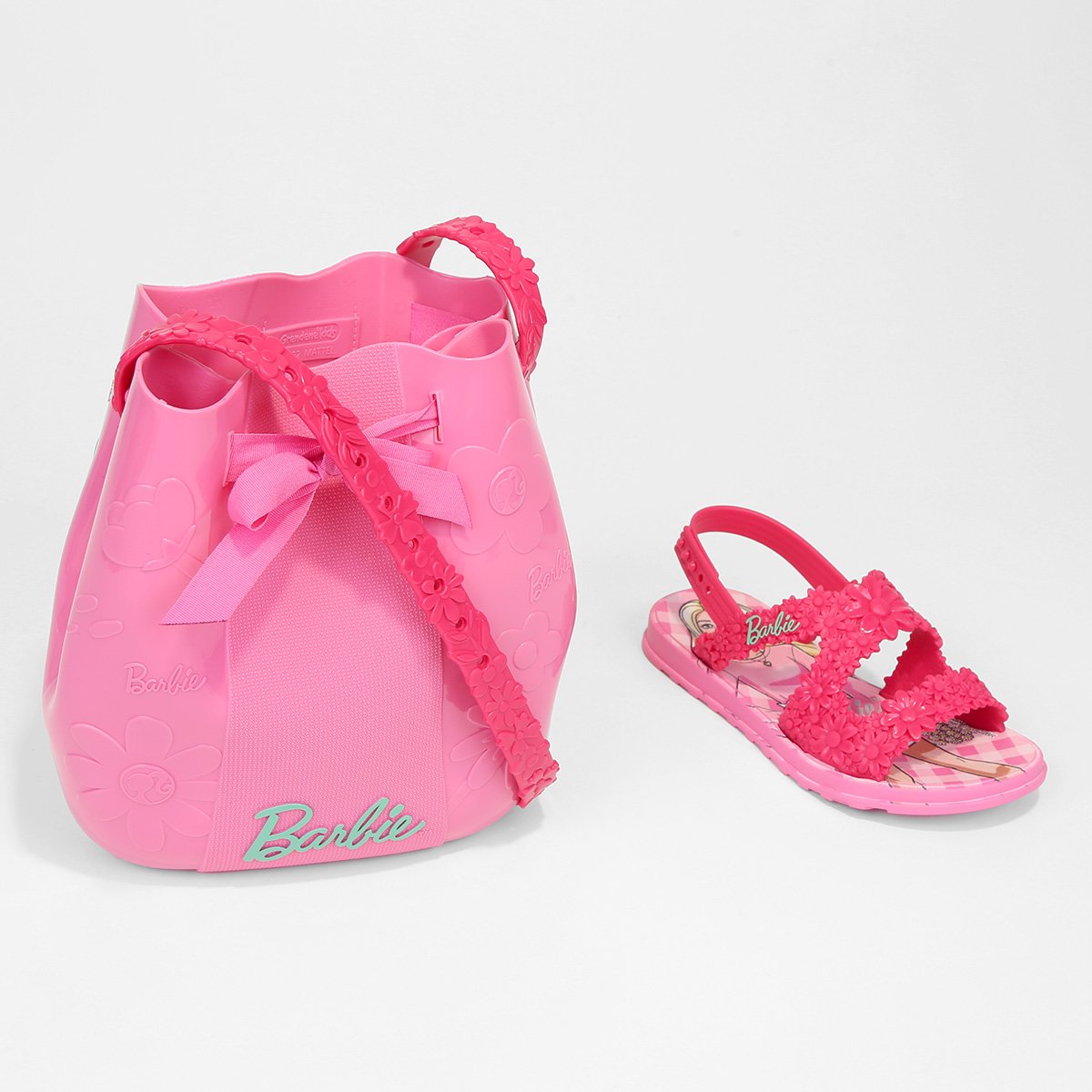 Sandália Infantil Grendene Kids Barbie Flowers Menina Menor preço em Sandália Infantil Grendene Kids Barbie Flowers Menina