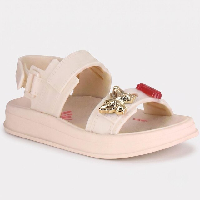 Sandália Infantil Grendene Kids Barbie Switch Menina - Branco - 23/24