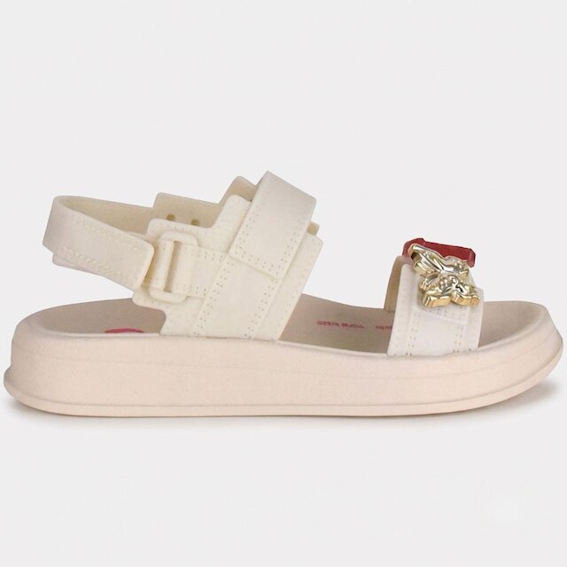 Sandália Infantil Grendene Kids Barbie Switch Menina - Branco - 23/24