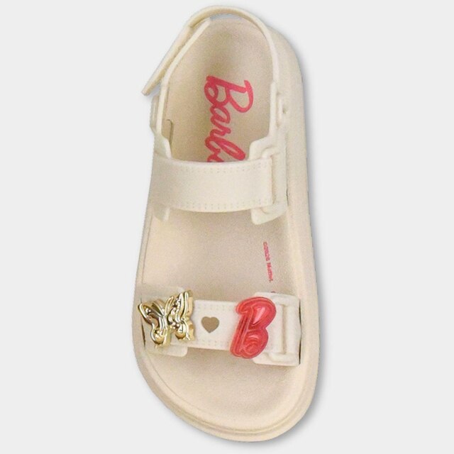 Sandália Infantil Grendene Kids Barbie Switch Menina - Branco - 23/24