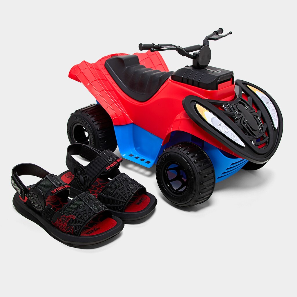 Sandália Infantil Grendene Kids Homem Aranha Adventure Trip Menino