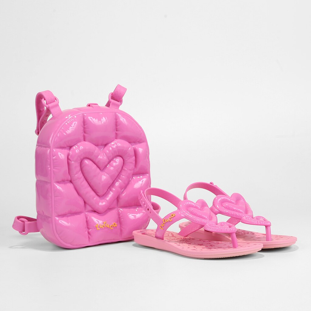 Sandália Infantil Grendene Kids Luluca com Bubble Bag Menina