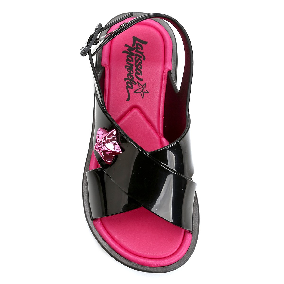 sandália infantil grendene larissa manoela flat power fashion feminina