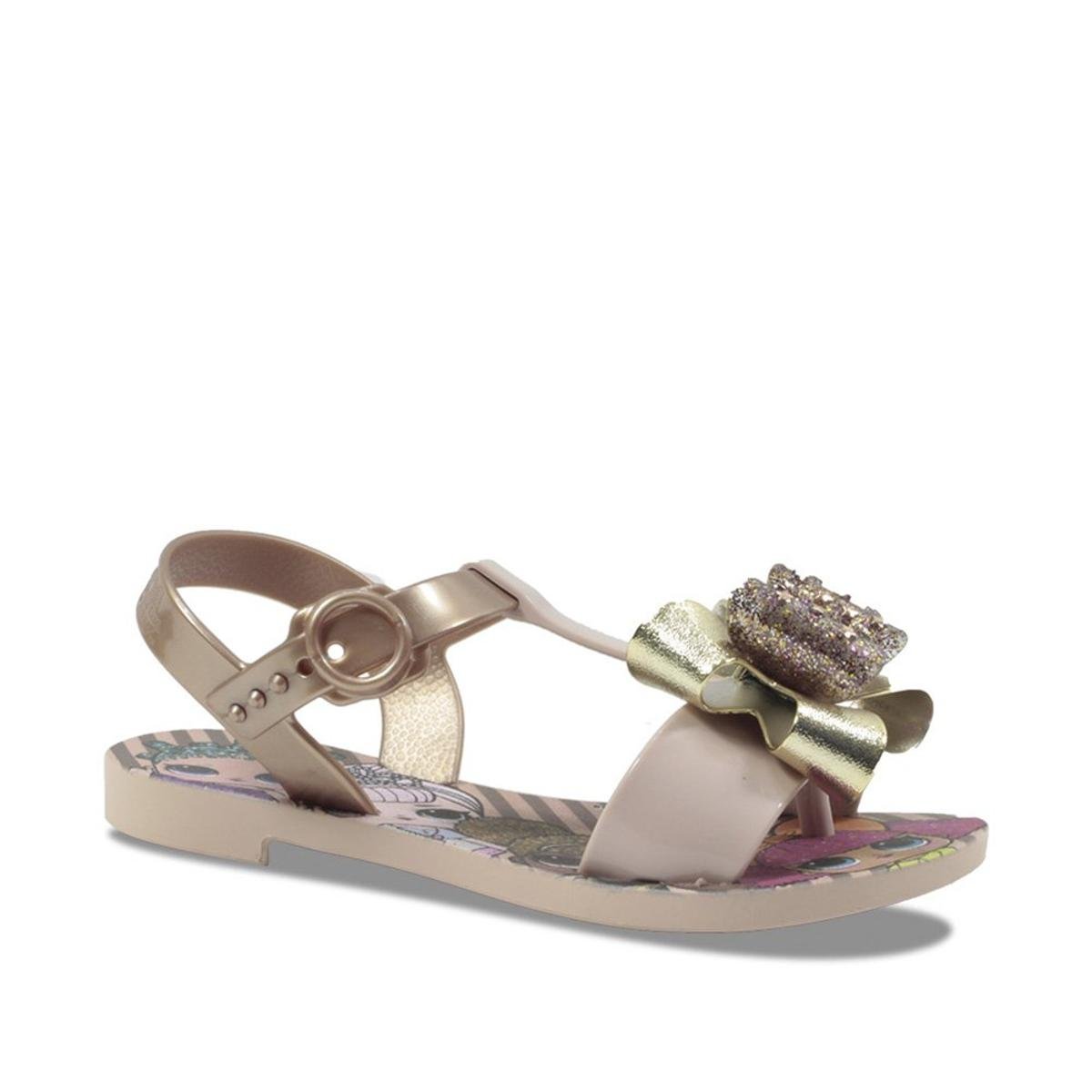 sandalia infantil feminina zattini