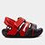 Sandália Infantil Grendene Marvel Reaction - Preto+Vermelho