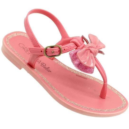 Sandália Infantil Grendha Bela Cacau Laço Feminina Zattini