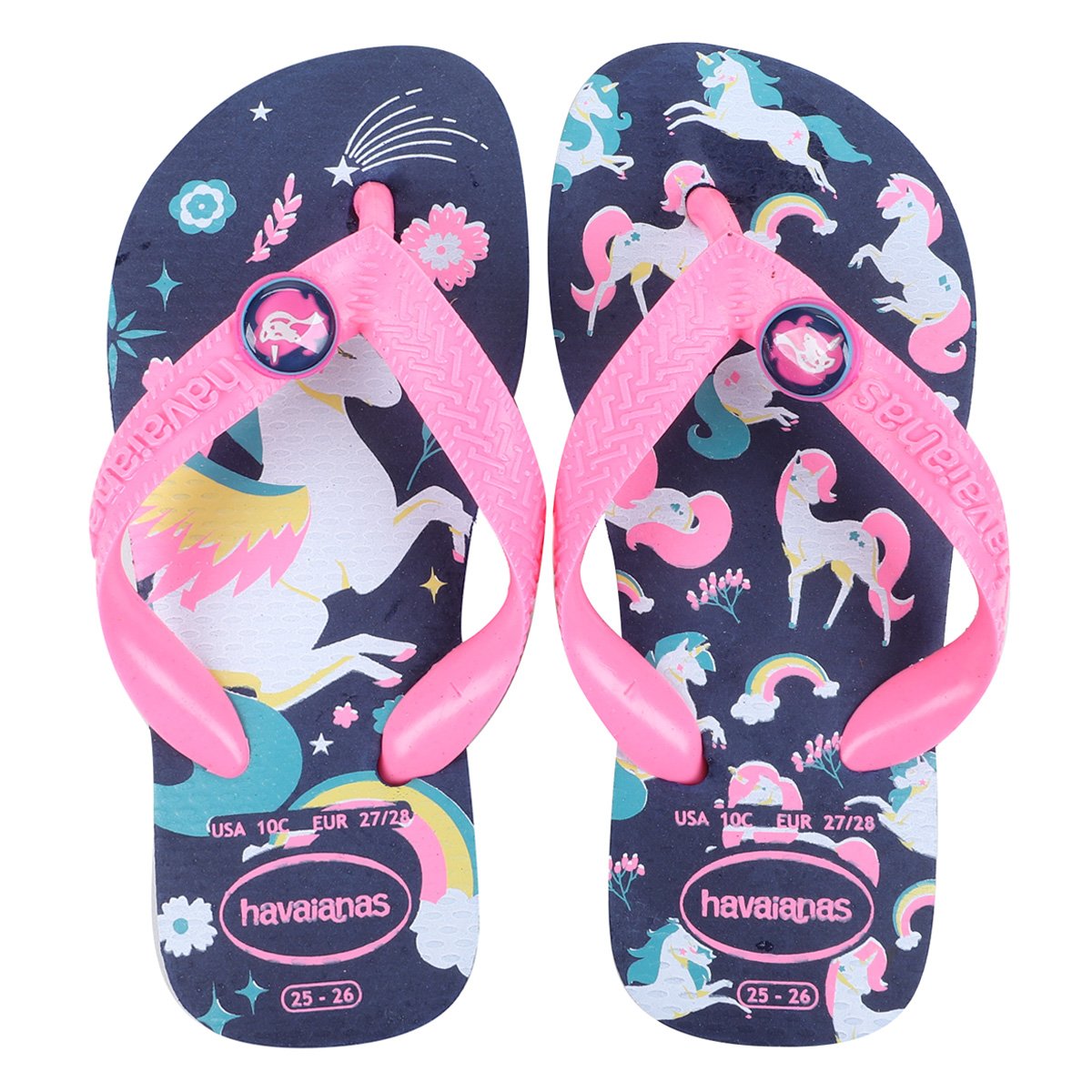 Sandalia Infantil Havaianas Kids Fantasy Feminina - Marinho Menor preço em Sandalia Infantil Havaianas Kids Fantasy Feminina - Marinho