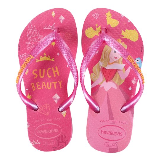 Sandália Infantil Havaianas Kids Slim Princess Feminina Zattini