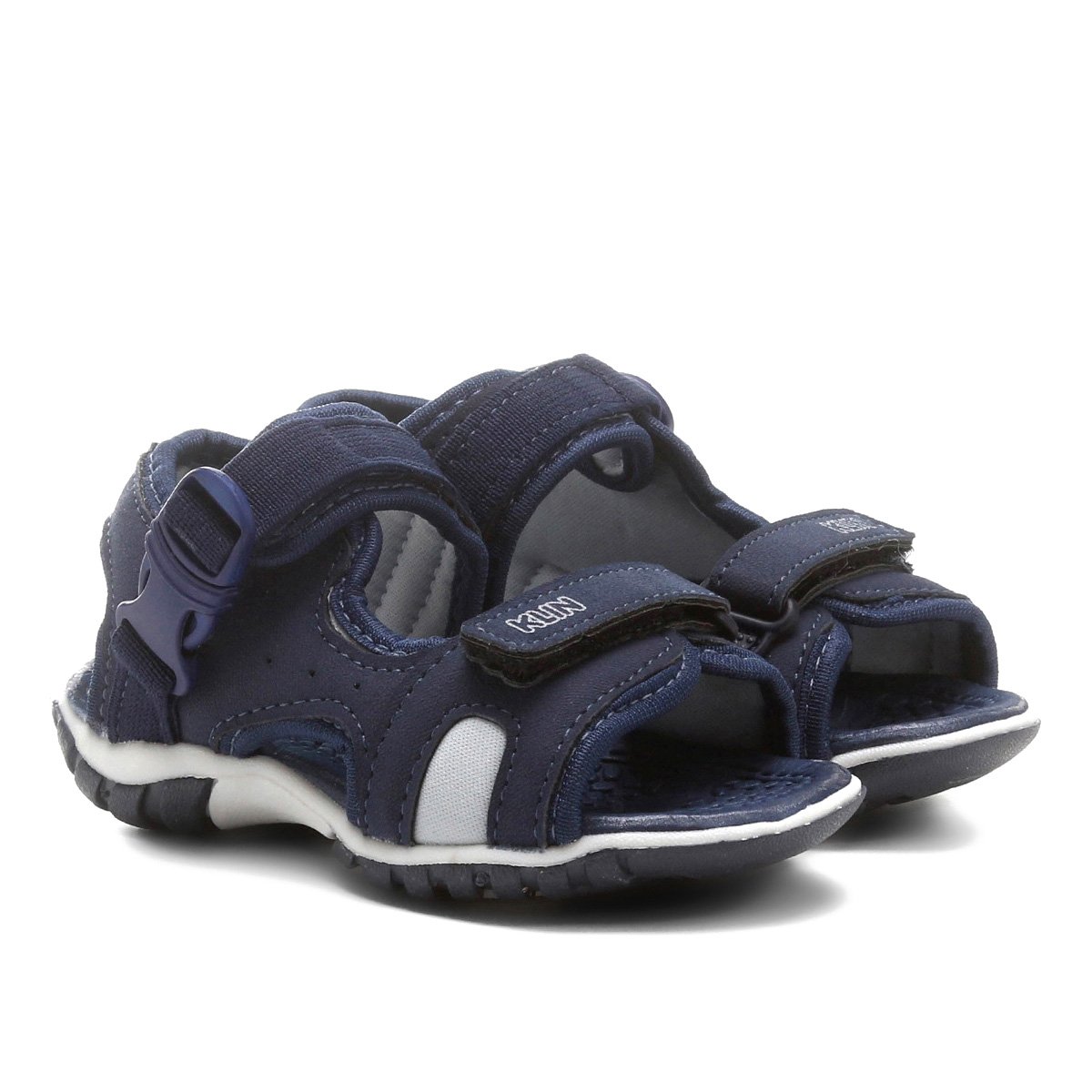 Sandália Infantil Klin Papete Line Play Sport Masculina - Marinho | Zattini
