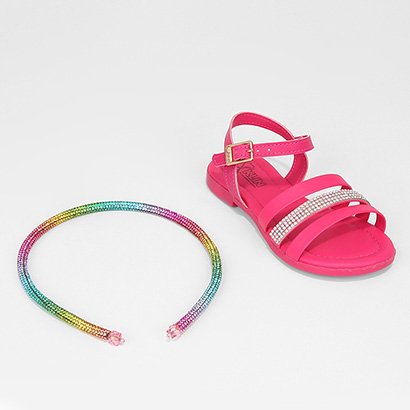 Sandália Infantil Klin Suami Brilho Feminina - Feminino