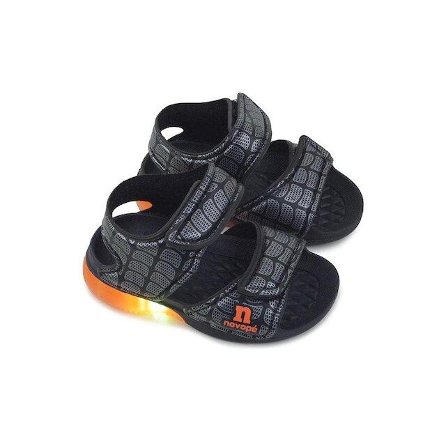 Sandália Infantil Masculina Novopé Preta - 907N571