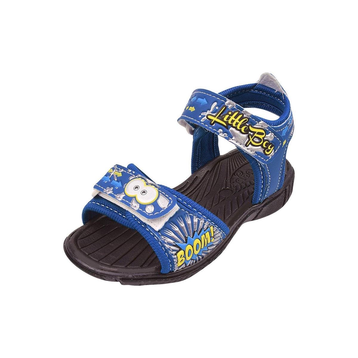 Sandália Infantil Masculina Papete Com Luz Led Menino - Azul | Zattini