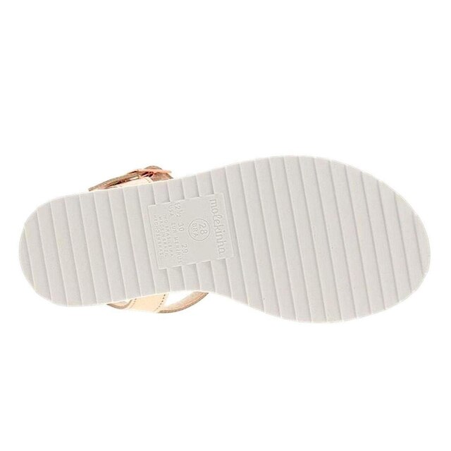 Sandalia Infantil Menina Flatform Macio Brilho Molekinha