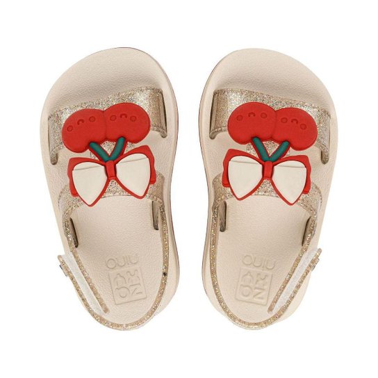 Sandalia Infantil Menina Leve Macio Ajuste Zaxynina Cherry