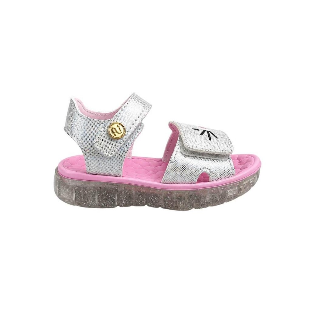 Sandália Infantil Menina Novope 85001050 Gatinho Led
