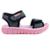 Sandalia Infantil Menina Novope Preta Glitter - 850015 - Preto