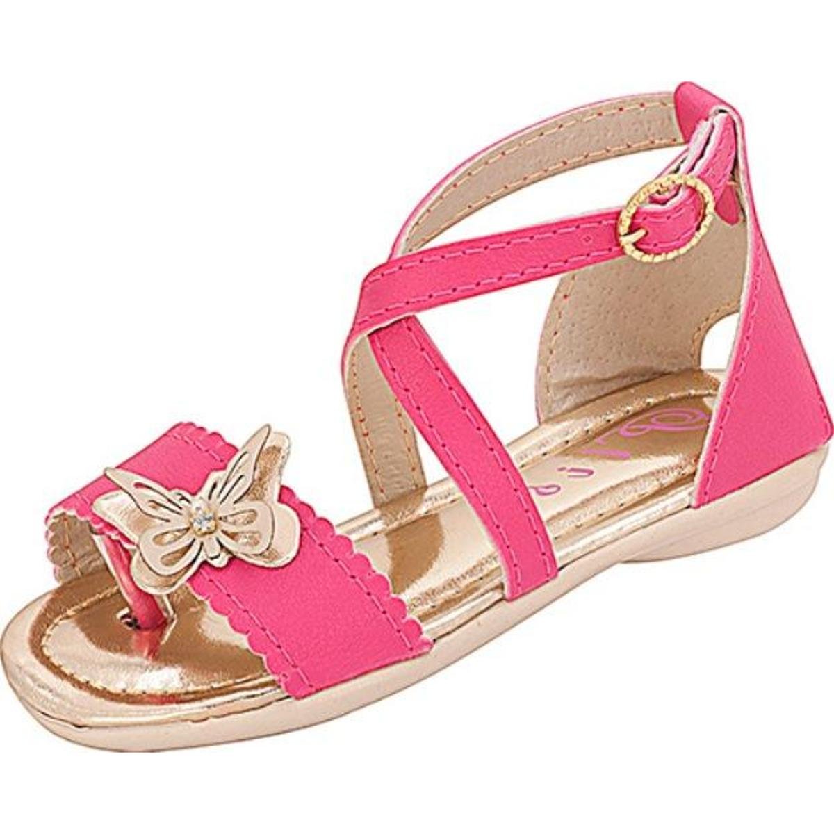 Sandália Infantil Menina Plis Calçados Abraço - Pink Menor preço em Sandália Infantil Menina Plis Calçados Abraço - Pink