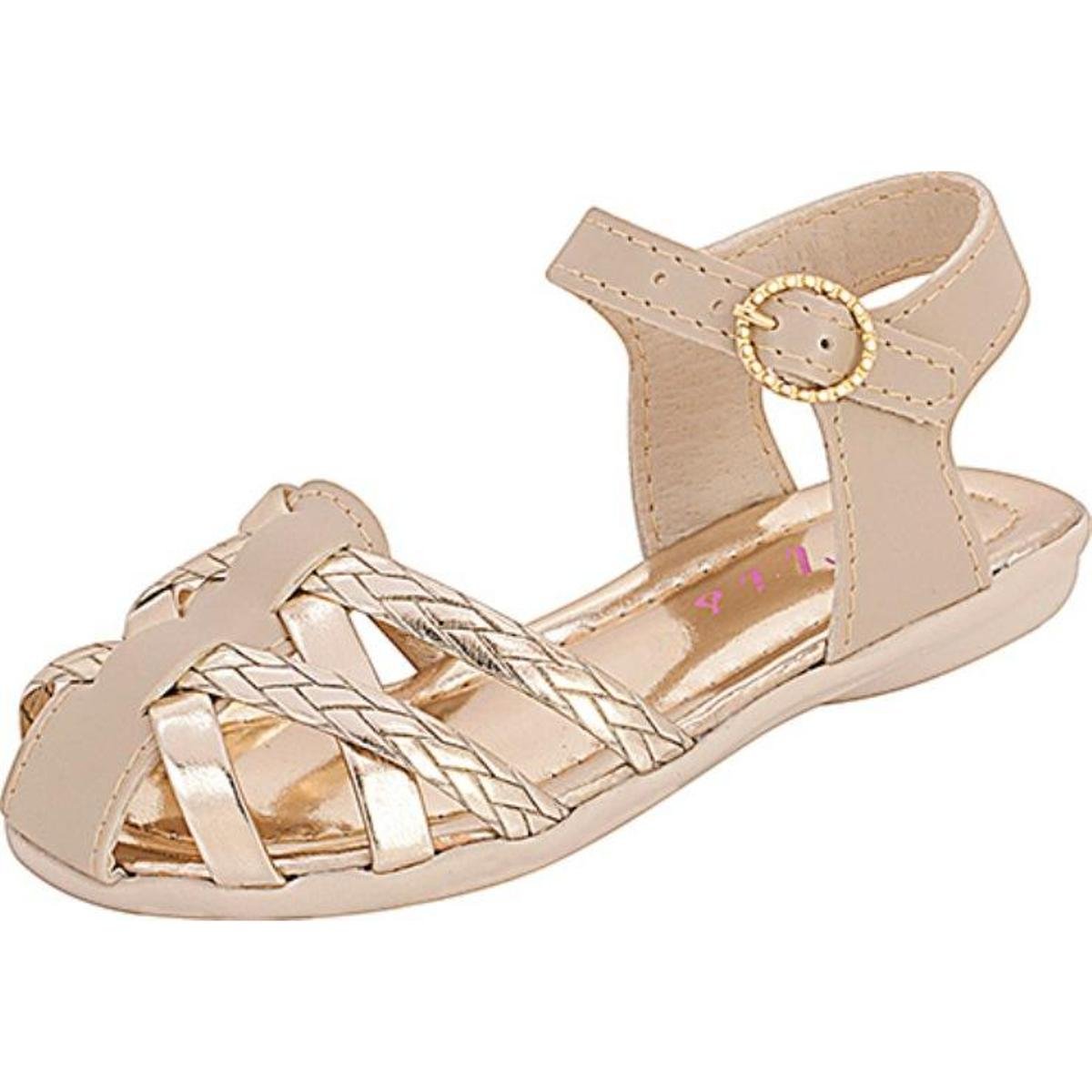 Sandália Infantil Menina Plis Calçados Charminho - Bege Menor preço em Sandália Infantil Menina Plis Calçados Charminho - Bege