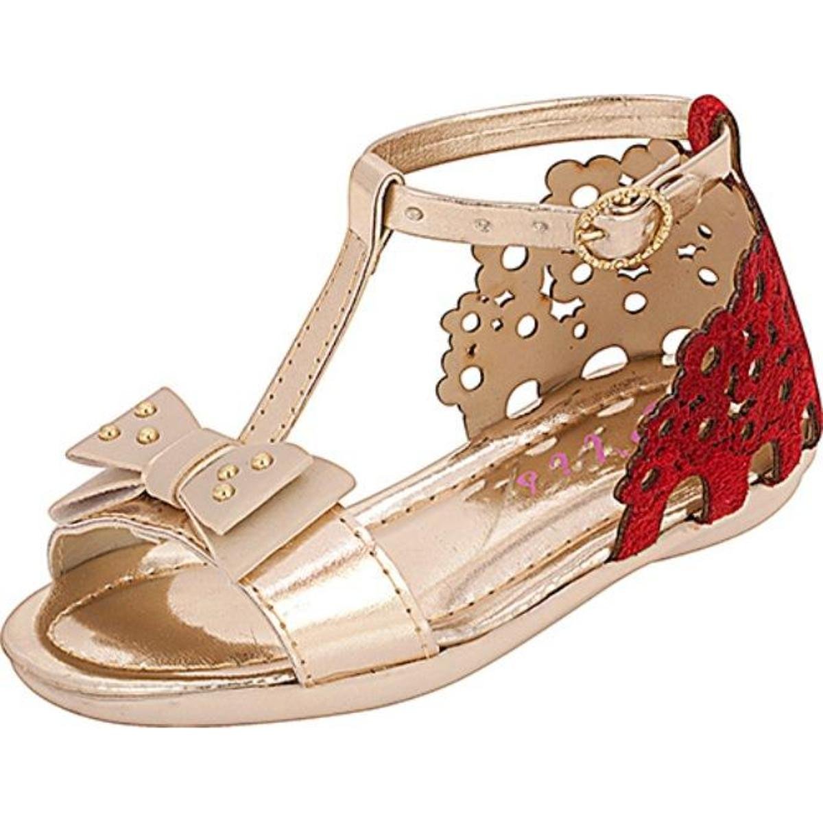 Sandália Infantil Menina Plis Calçados Florzinha - Vermelho Menor preço em Sandália Infantil Menina Plis Calçados Florzinha - Vermelho