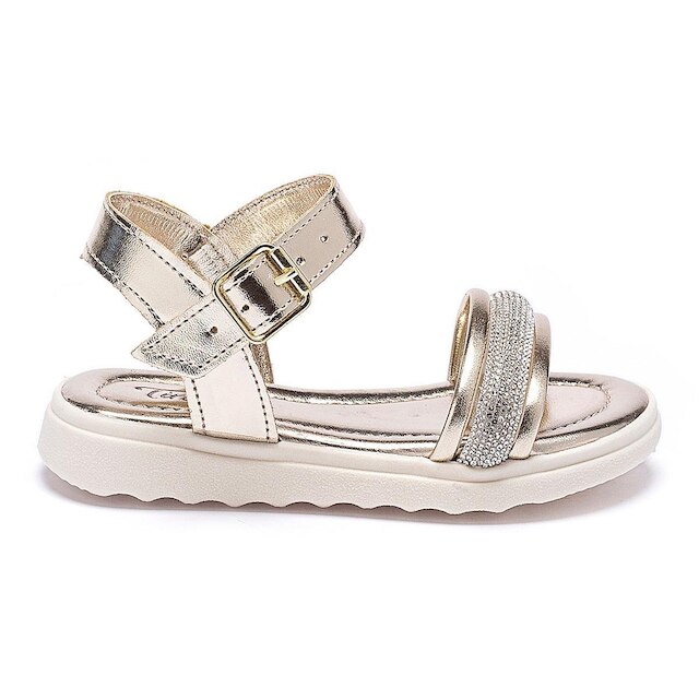 Sandália Infantil Menina Tininha Brilho Strass 08-080