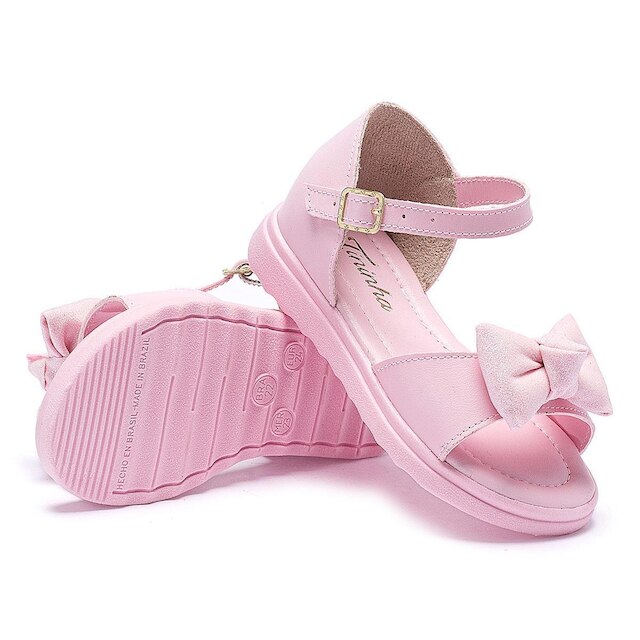 Sandália Infantil Menina Tininha Laço com Glitter 08-086