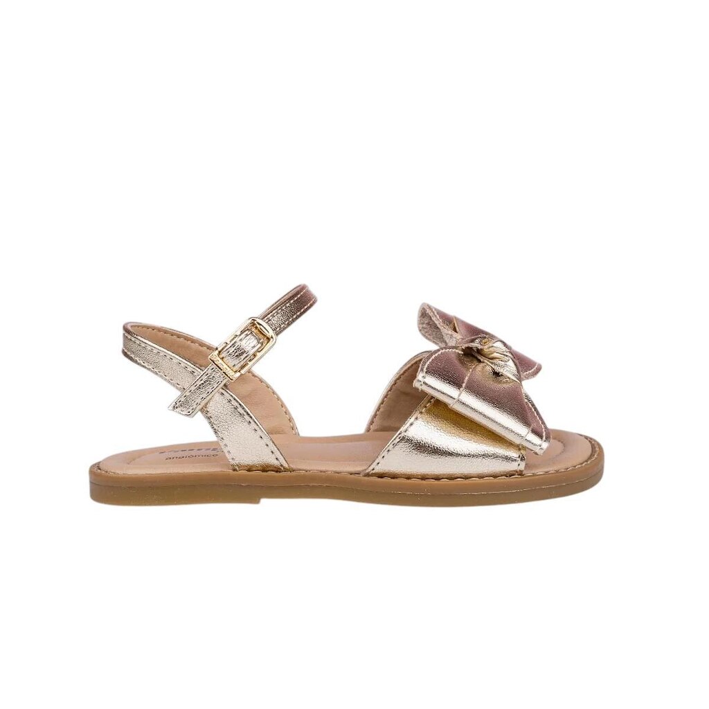 Sandália Infantil Meninas Pampili Maite Mini Dourado - 7750