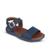 Sandália Infantil Menino Kidy Azul Marinho Casual Conforto Macia Leve Fivela - Marinho