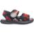 Sandalia Infantil Menino Papete Casual Dia a Dia Passeio Escola Spider Man Grendene Kids - Preto+Vermelho