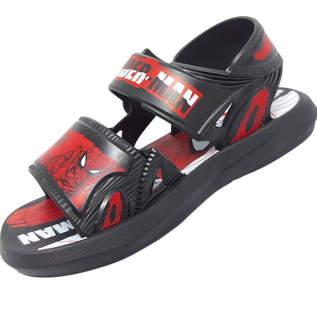 Sandalia Infantil Menino Papete Casual Dia a Dia Passeio Escola Spider Man Grendene Kids