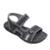 Sandalia Infantil Menino Papete Juvenil Molekinho 2400.139 - Preto Rustico - 33 - Preto+Poa
