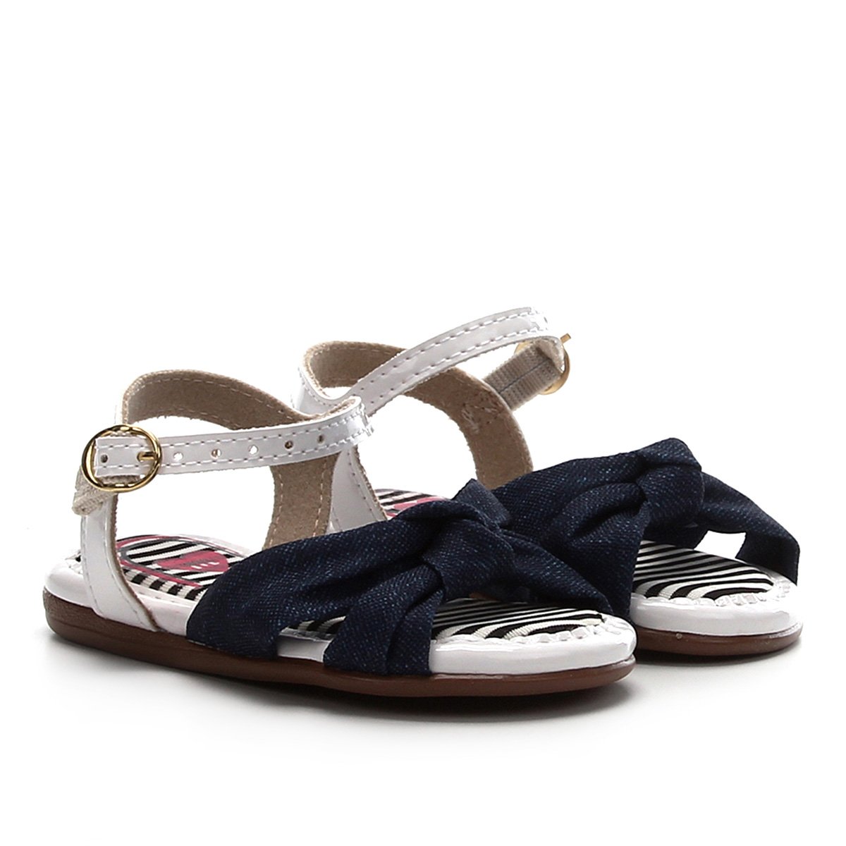 sandalia infantil feminina zattini