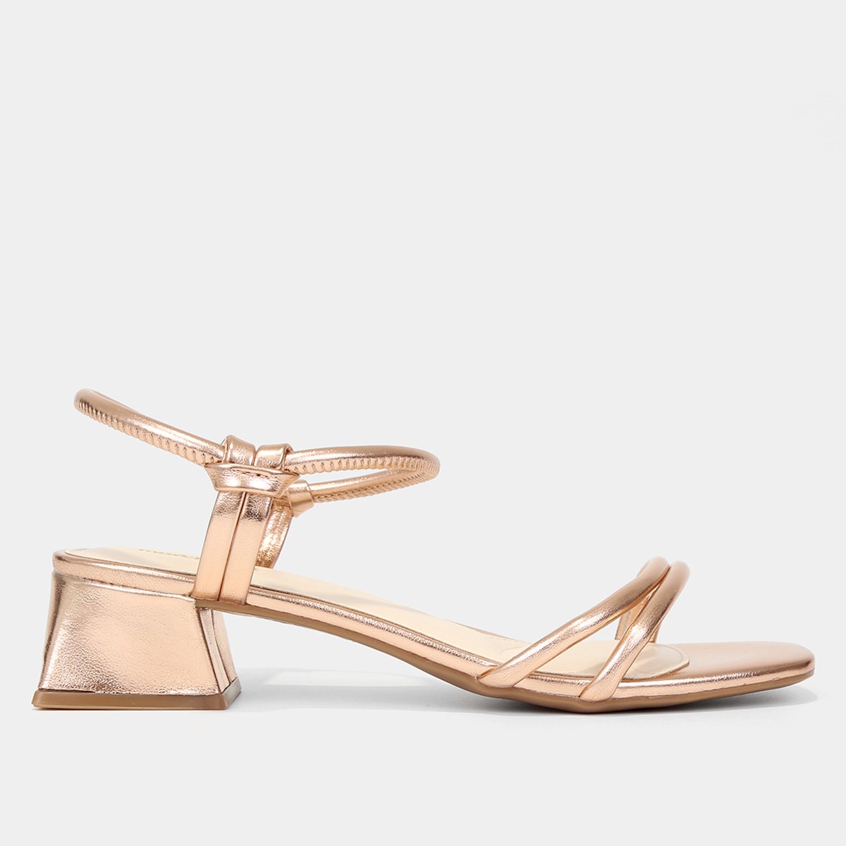 Sandália Infantil Molekinha Menina - Cobre Menor preço em Sandália Infantil Molekinha Menina - Cobre