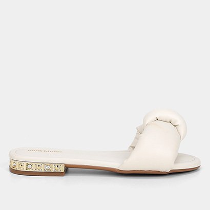 Sandália Infantil Molekinha Nó Strass - Feminino