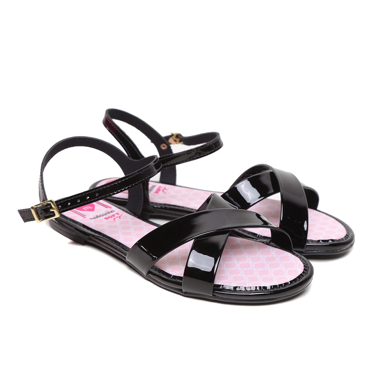 Sandália Infantil Tiras Transpassadas Molekinha | Marisa