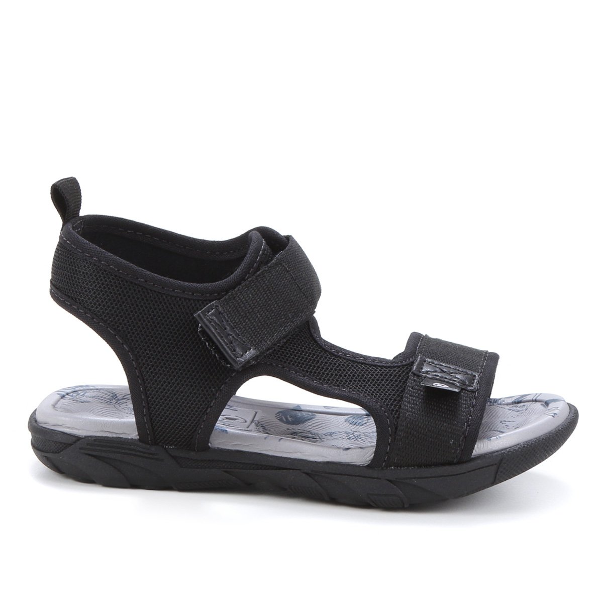 Sandália Infantil Molekinho Lisa Masculina - Preto Menor preço em Sandália Infantil Molekinho Lisa Masculina - Preto