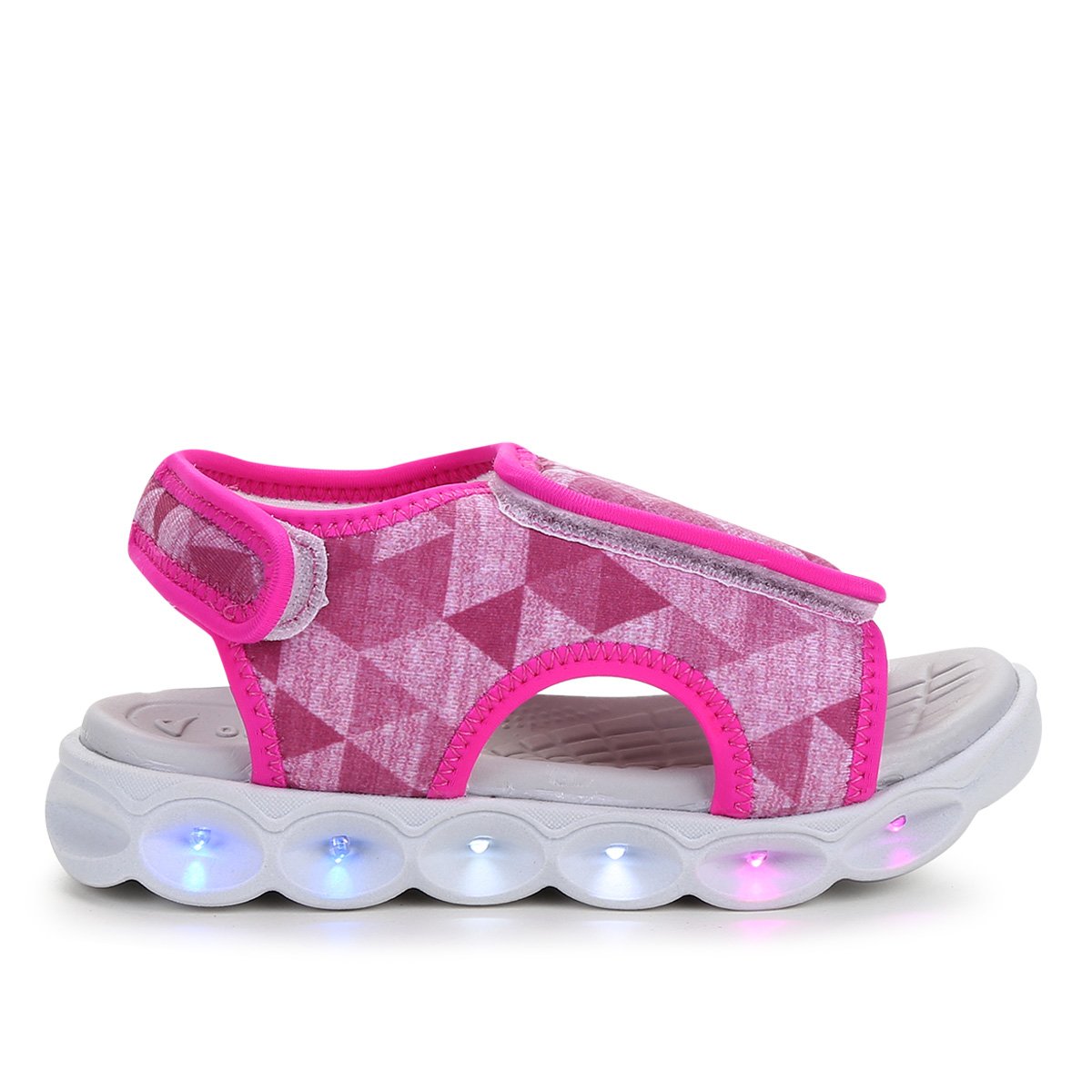 Sandália Infantil Ortopé Space Baby Led Menina - Rosa | Zattini