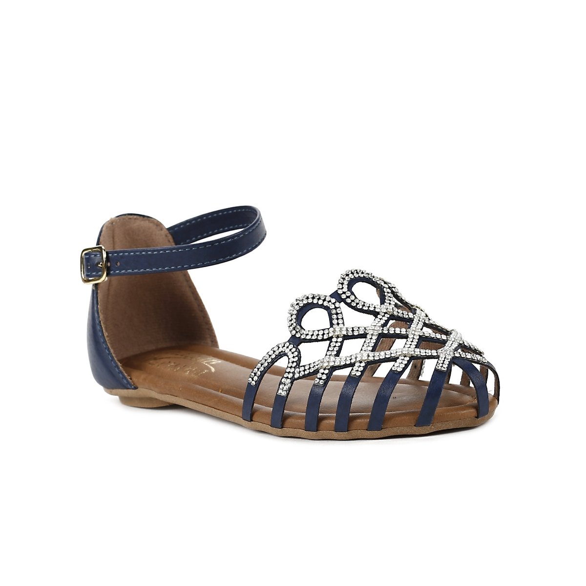 Sandália Infantil Para Menina - Azul marinho - Azul+Marinho | Zattini