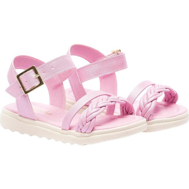 Sandália Infantil Tininha Menina Trança 08-075