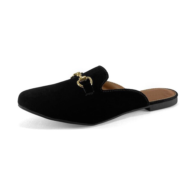 Sandália JCL STORE Rasteirinha Mule Bico Fino Dia a Dia Verão Moda Atemporal Feminina