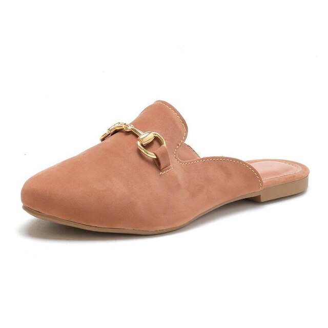 Sandália JCL STORE Rasteirinha Mule Bico Fino Dia a Dia Verão Moda Atemporal Feminina
